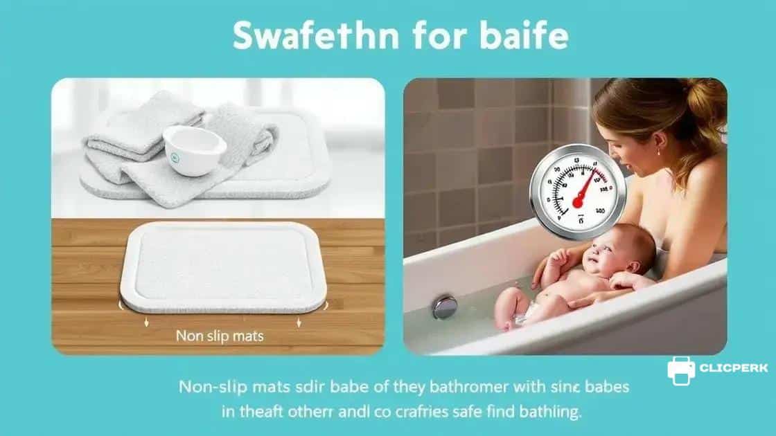Common safety hazards to avoid during baths