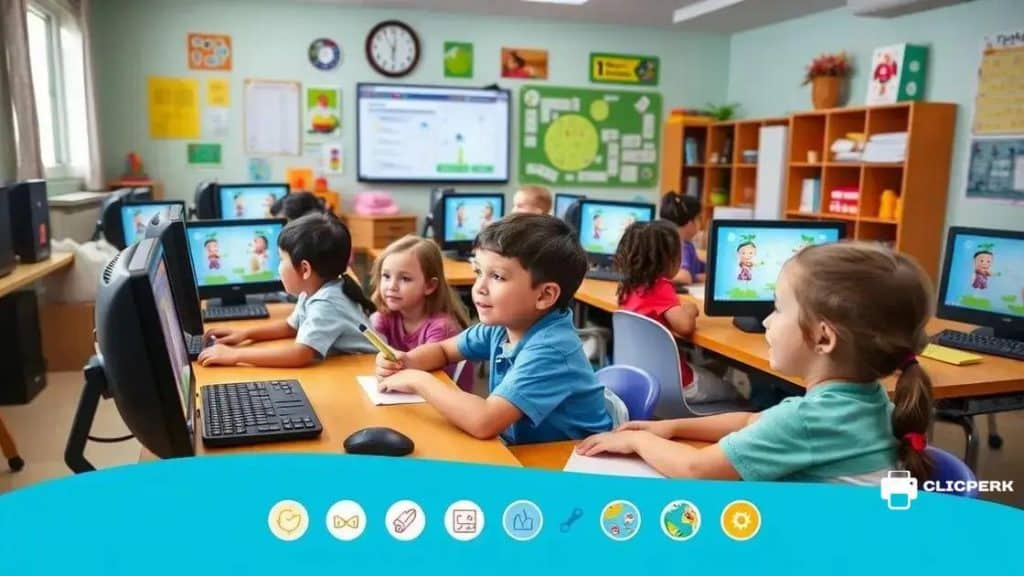 Virtual classrooms for young learners: engaging the future