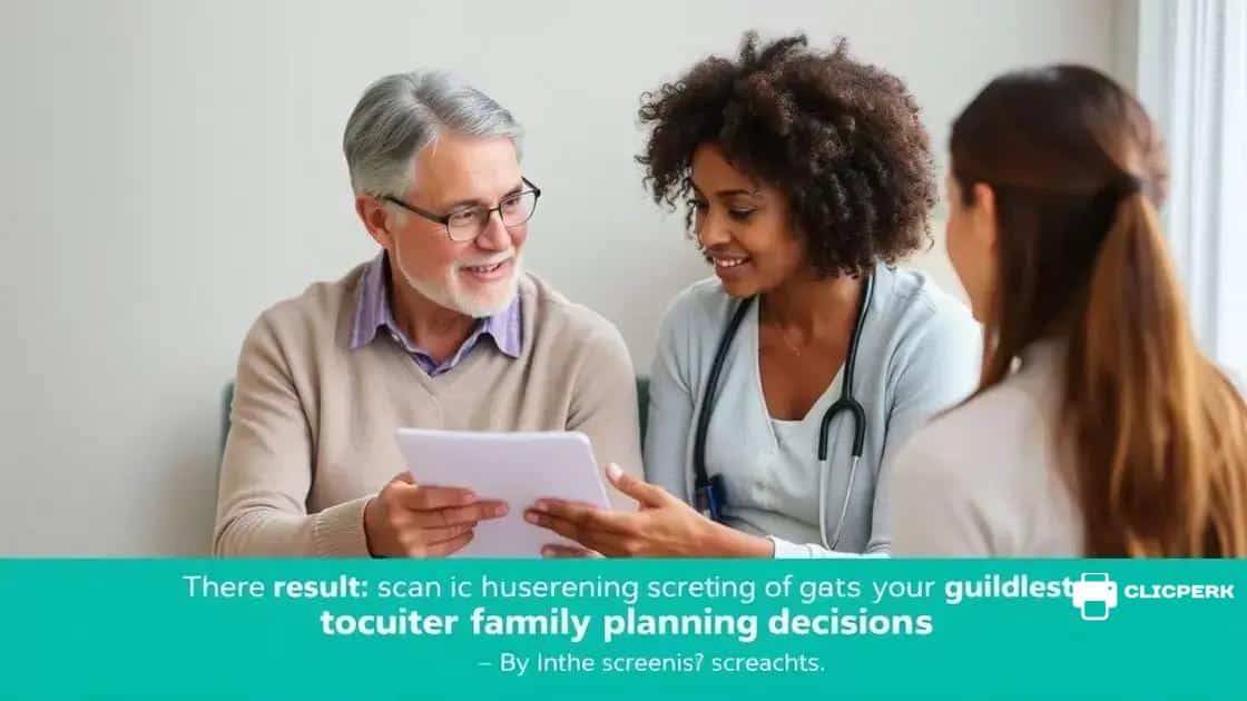 How genetic screening can inform family planning