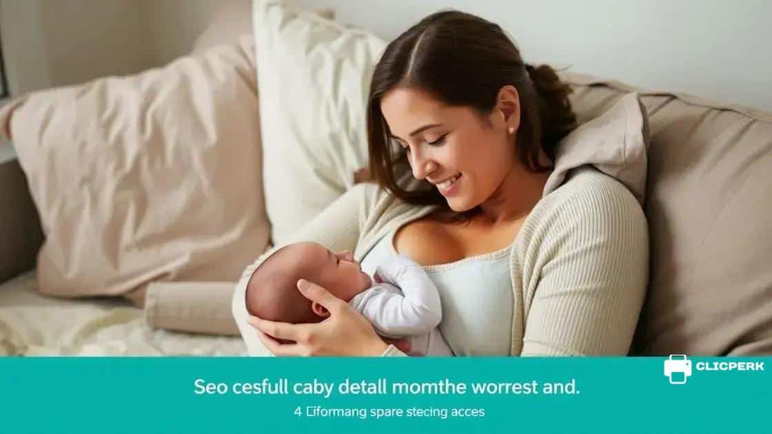 Tips for successful breastfeeding