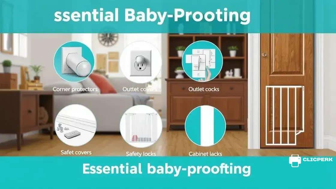 Essential baby-proofing items to consider