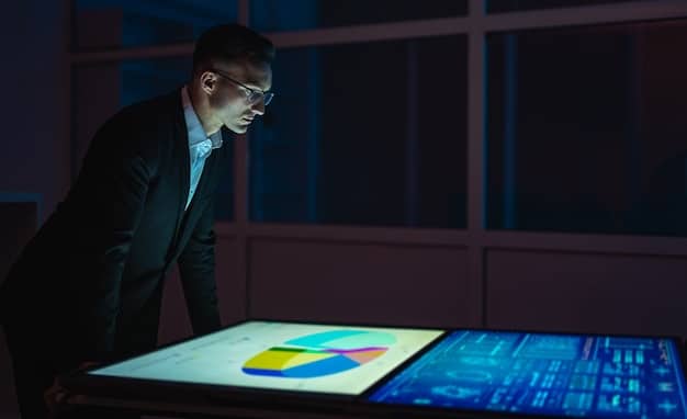 A screen capture of a data scientist using a coding interface with complex algorithms, demonstrating data processing and analysis techniques in big data analytics.