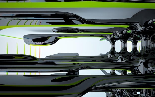 A detailed close-up of a state-of-the-art electric vehicle battery, showcasing its intricate design and advanced technology. The battery has a sleek, futuristic appearance with visible components and connections. The background is blurred, emphasizing the battery as the main subject.