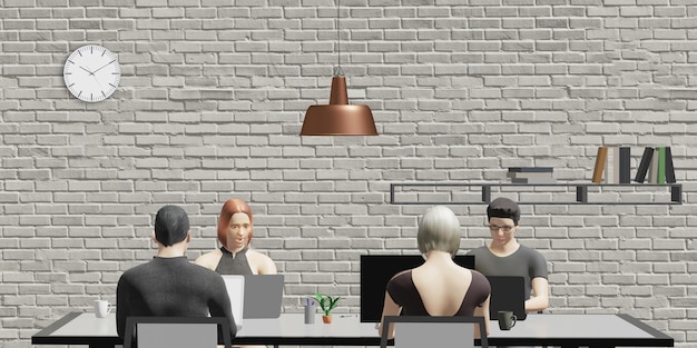 A split image showing traditional office work on one side and AI-assisted work on the other. The AI side features professionals collaborating with AI interfaces, suggesting increased efficiency and innovation.