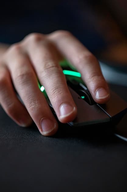 A detailed close-up shot of a gamer's hands swiftly and accurately using a gaming mouse and keyboard during an intense eSports match in Brazil, capturing the precision and skill required for competitive gaming.