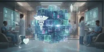Blockchain network securing electronic health records in a modern hospital setting