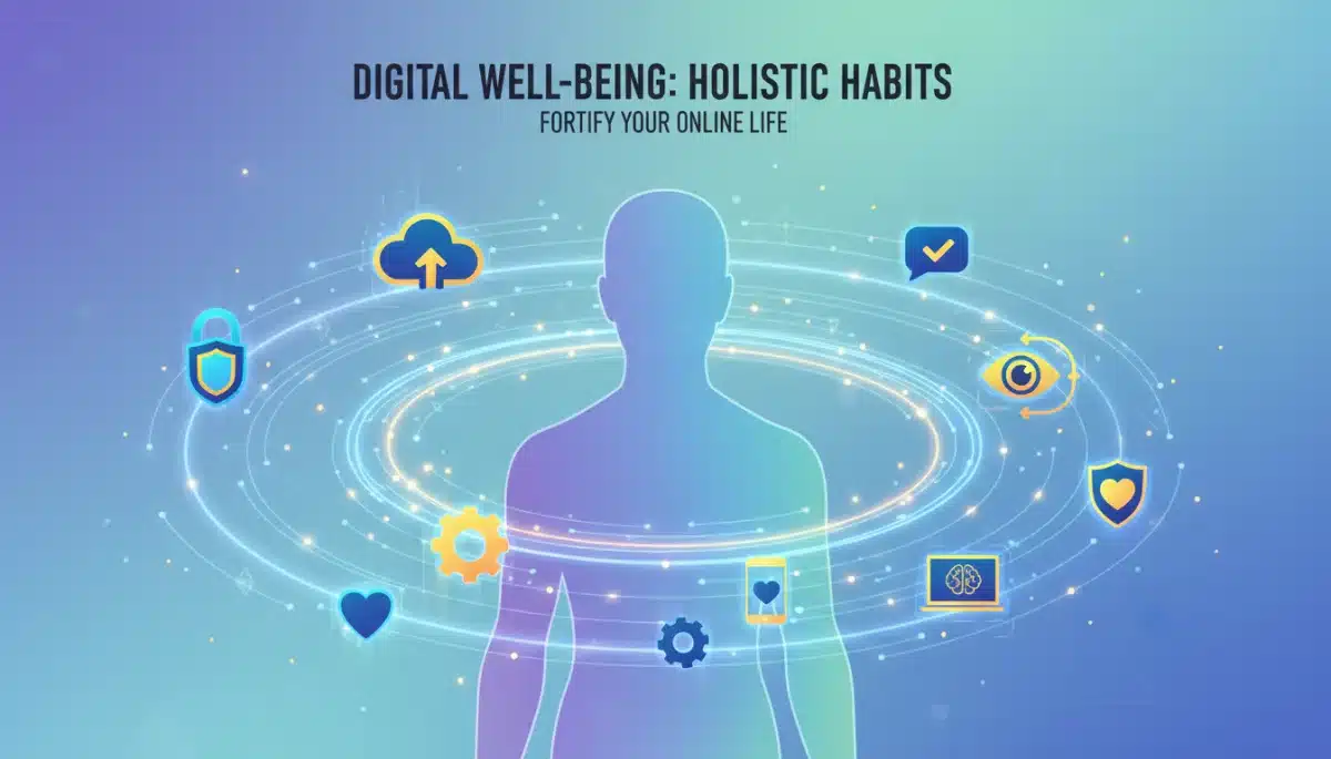 Holistic approach to digital well-being and fortified online habits